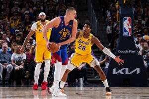 nuggets lakers nikola jokic