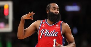 James Harden Celtics 76ers