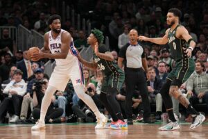 Joel Embiid Sixers Celtics