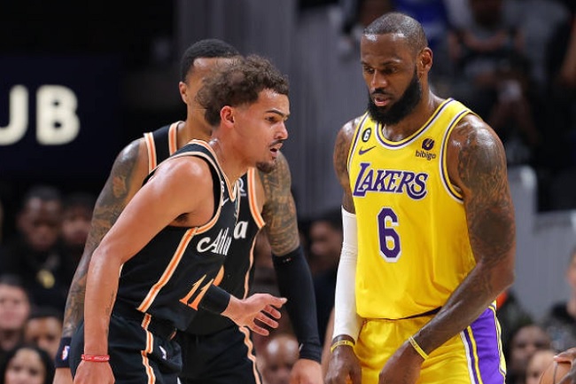 Trae Young LeBron James