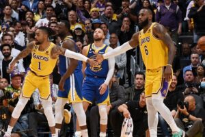 d'angelo russell lakers warriors