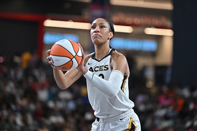 A'Ja Wilson recorde WNBA