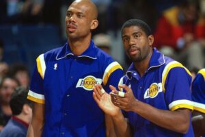 magic johnson lakers rival