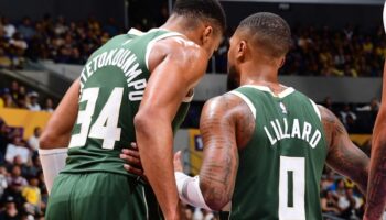 Damian Lillard Giannis Antetokounmpo