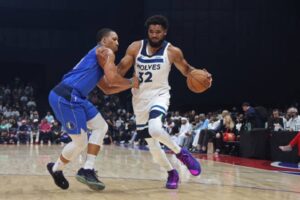 Anthony Edwards Timberwolves Mavericks