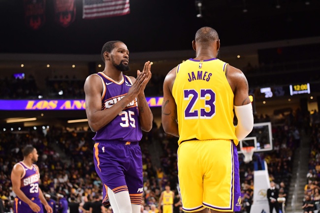 LeBron Durant Lakers Suns