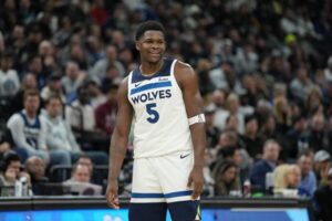 Anthony Edwards Timberwolves Celtics