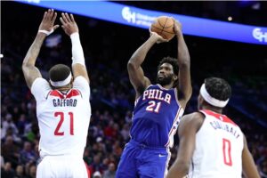 joel embiid 76ers recorde