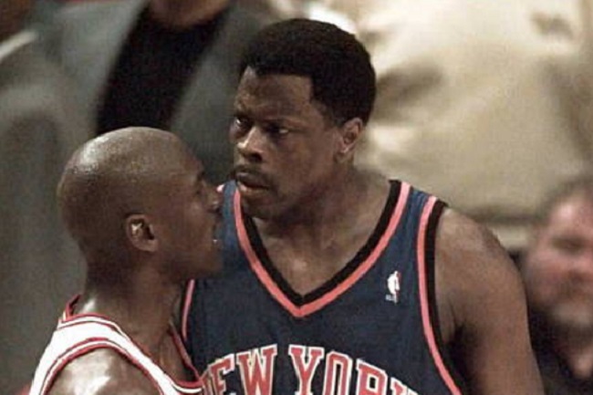 Michael Jordan jogar Knicks