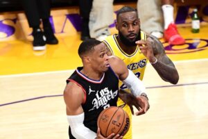 LeBron James Westbrook Lakers