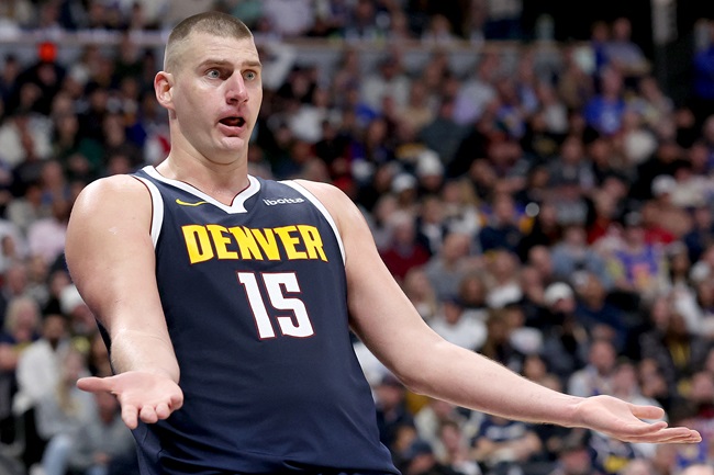 Nikola Jokic Nuggets Warriors