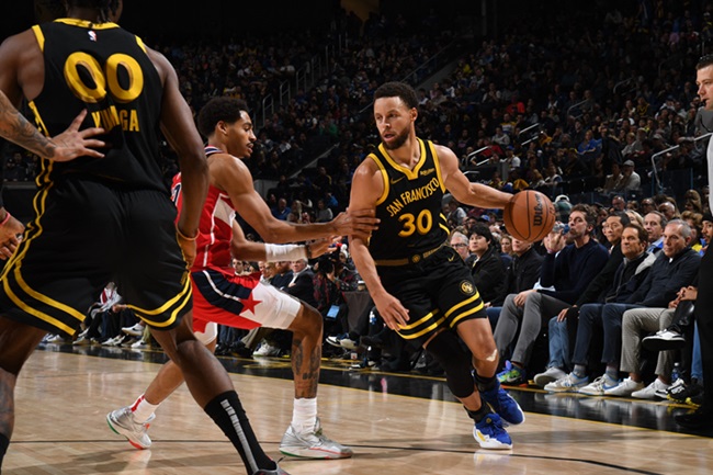 stephen curry warriors wizards