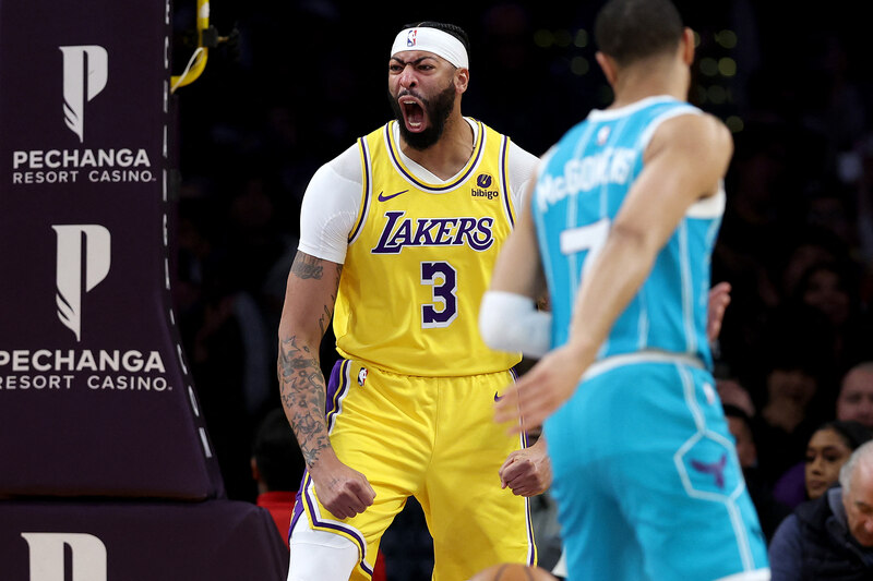 Lakers Hornets Anthony Davis