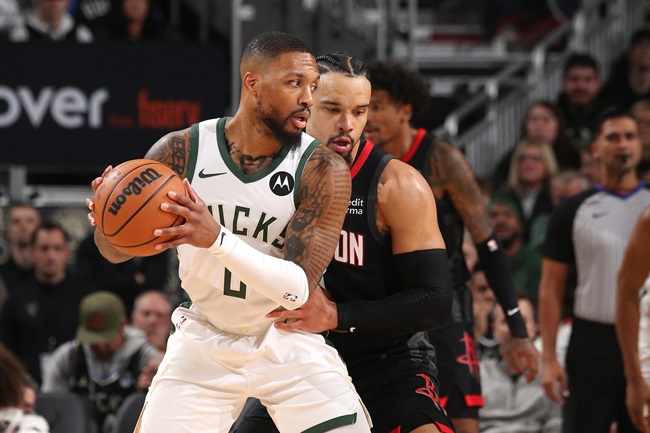 Damian Lillard Rockets Bucks