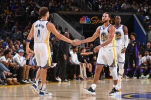 Curry Thompson Warriors Clippers