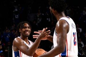 Tyrese Maxey Joel Embiid