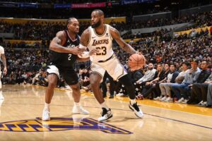 LeBron James Lakers Clippers