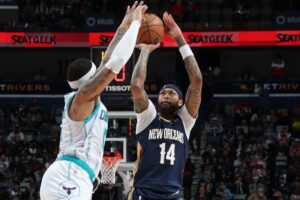 Pelicans Recorde vitória Hornets