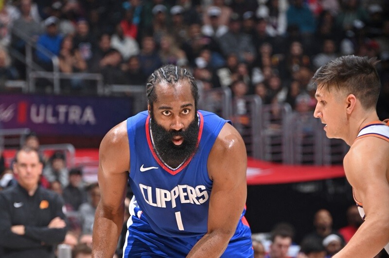 James Harden Clippers Suns