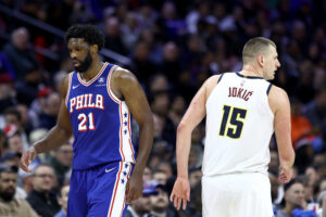 Embiid Jokic 76ers Nuggets