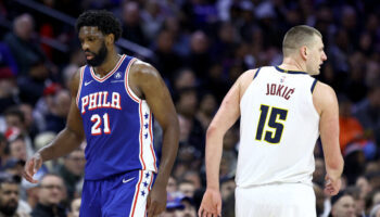 Embiid Jokic 76ers Nuggets