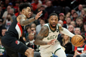 Damian Lillard Blazers Bucks