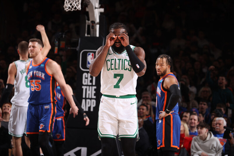 Jaylen Brown Celtics Knicks