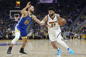 Stephen Curry Warriors Nuggets