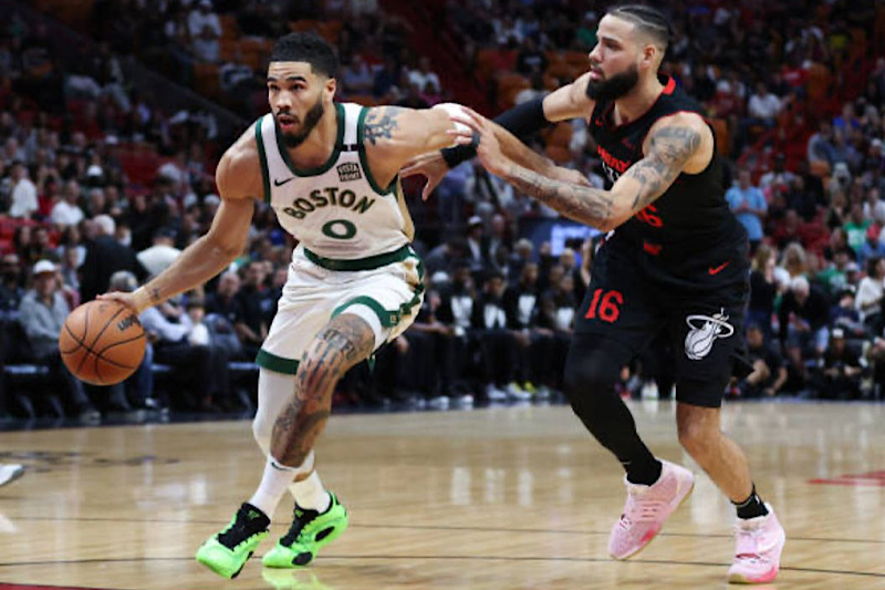 Jayson Tatum Celtics Heat