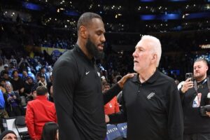 LeBron James Gregg Popovich