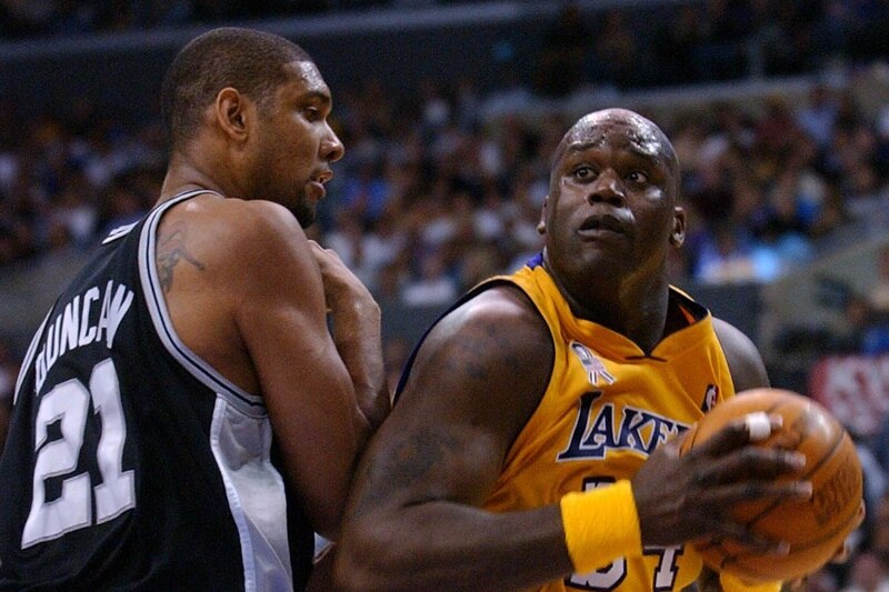 Shaquille O'Neal Tim Duncan