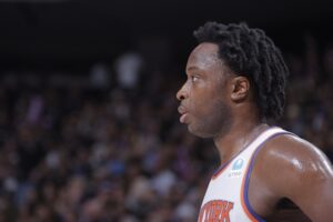 OG Anunoby cotovelo Knicks