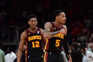 Dejounte Murray Hawks Celtics