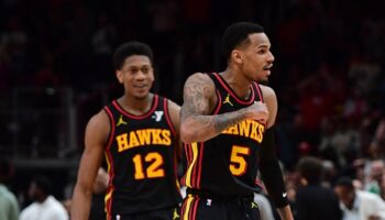 Dejounte Murray Hawks Celtics