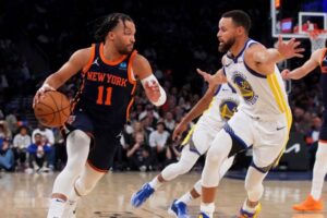 onde assistir knicks warriors nba