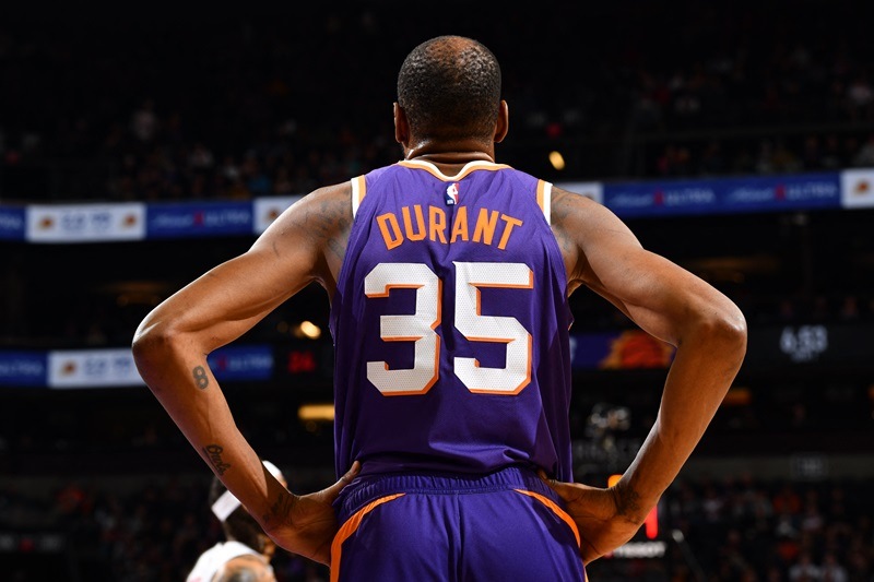 liderança kevin durant suns