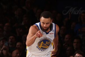 Stephen Curry Warriors Knicks