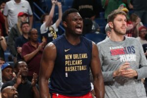 NBA Zion Williamson emagreceu