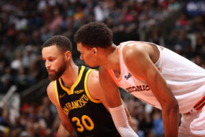 Curry Wembanyama Warriors Spurs