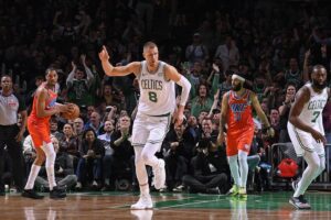 Kristaps Porzingis Celtics Thunder