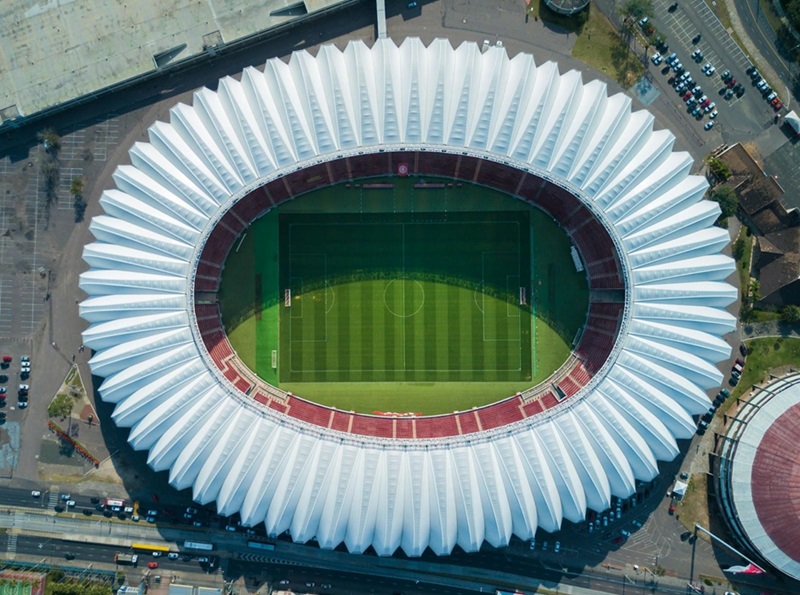 maiores estádios Brasil