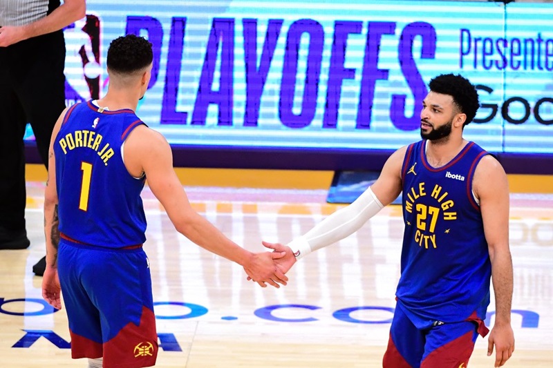 NBA NBB playoffs Lakers Nuggets