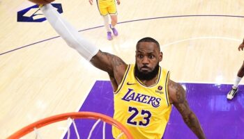 NBA LeBron James Lakers