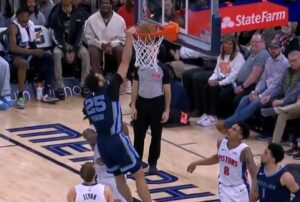 Mãozinha Pereira Grizzlies Pistons