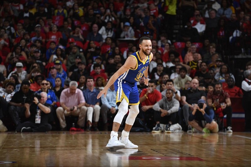 Curry Thompson Warriors Rockets