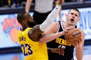 LeBron James Lakers Nuggets