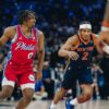 onde assistir nba knicks 76ers