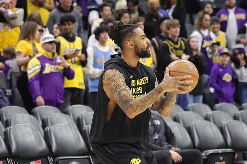 d'angelo russell contrato lakers