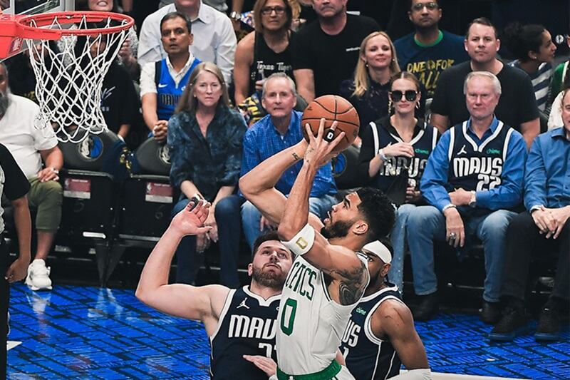 Jayson Tatum Celtics Mavericks