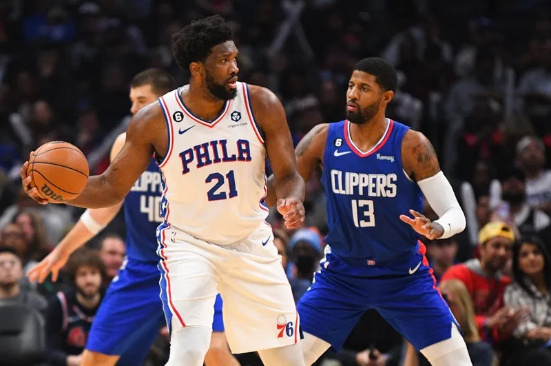 Paul George 76ers Joel Embiid